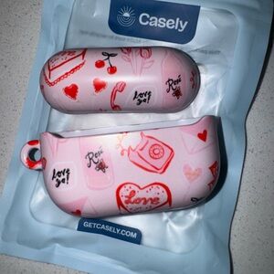 Casely Pink Love AirPods Case - Never Used/Ordered Wrong Size